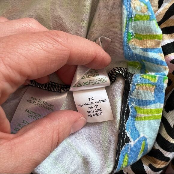 Lilly pulitzer Ophelia Dress Onyx Can You Zee Me Engineered Dress womens XS - Picture 7 of 9